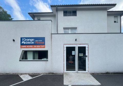 facade salle de sport lorange bleue castets