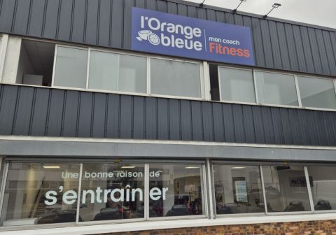 facade salle de sport lorange bleue plaisir