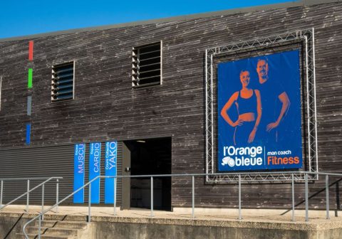 facade salle sport lorange bleue saint lo