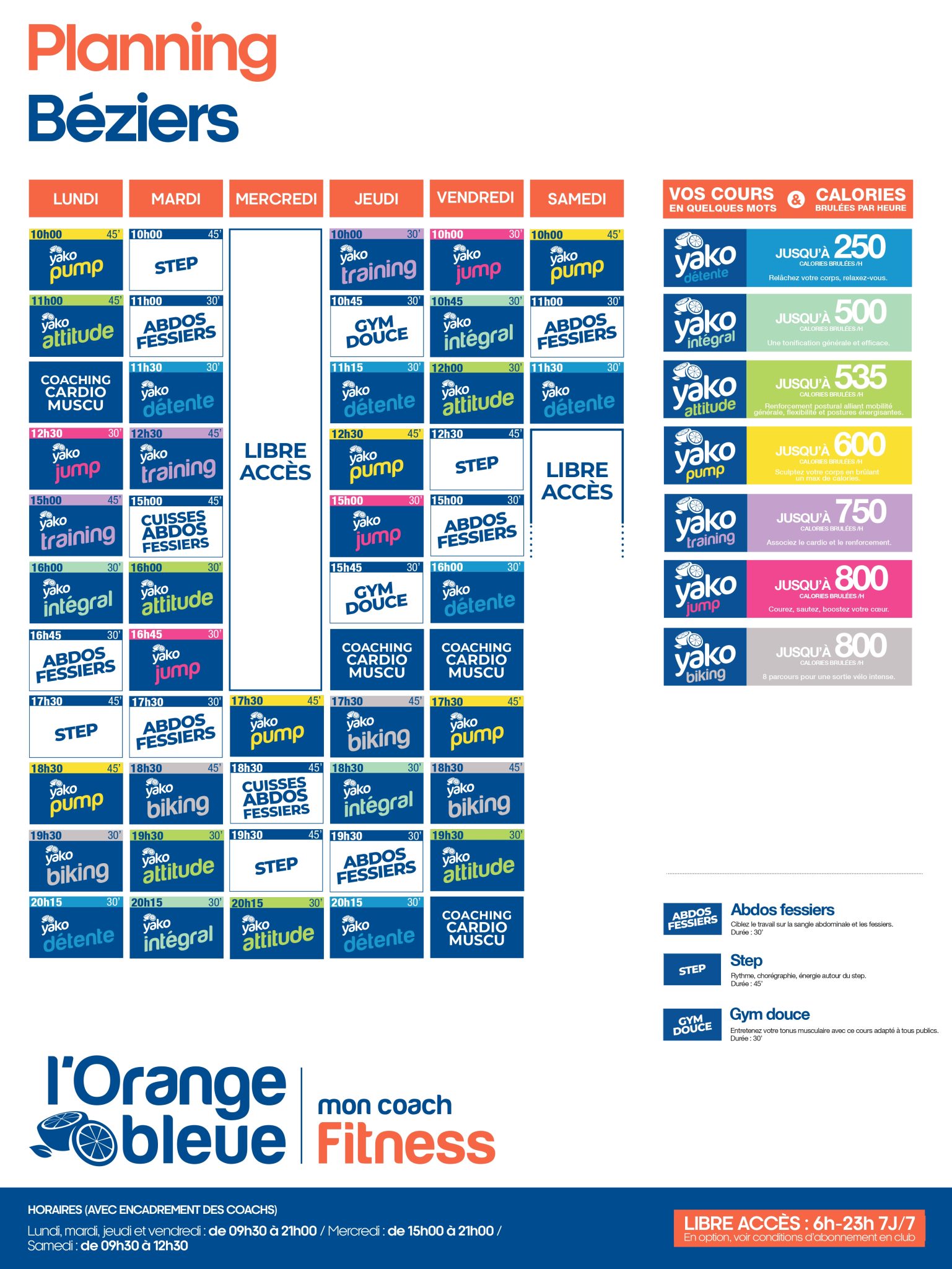 721 planning salle de sport beziers