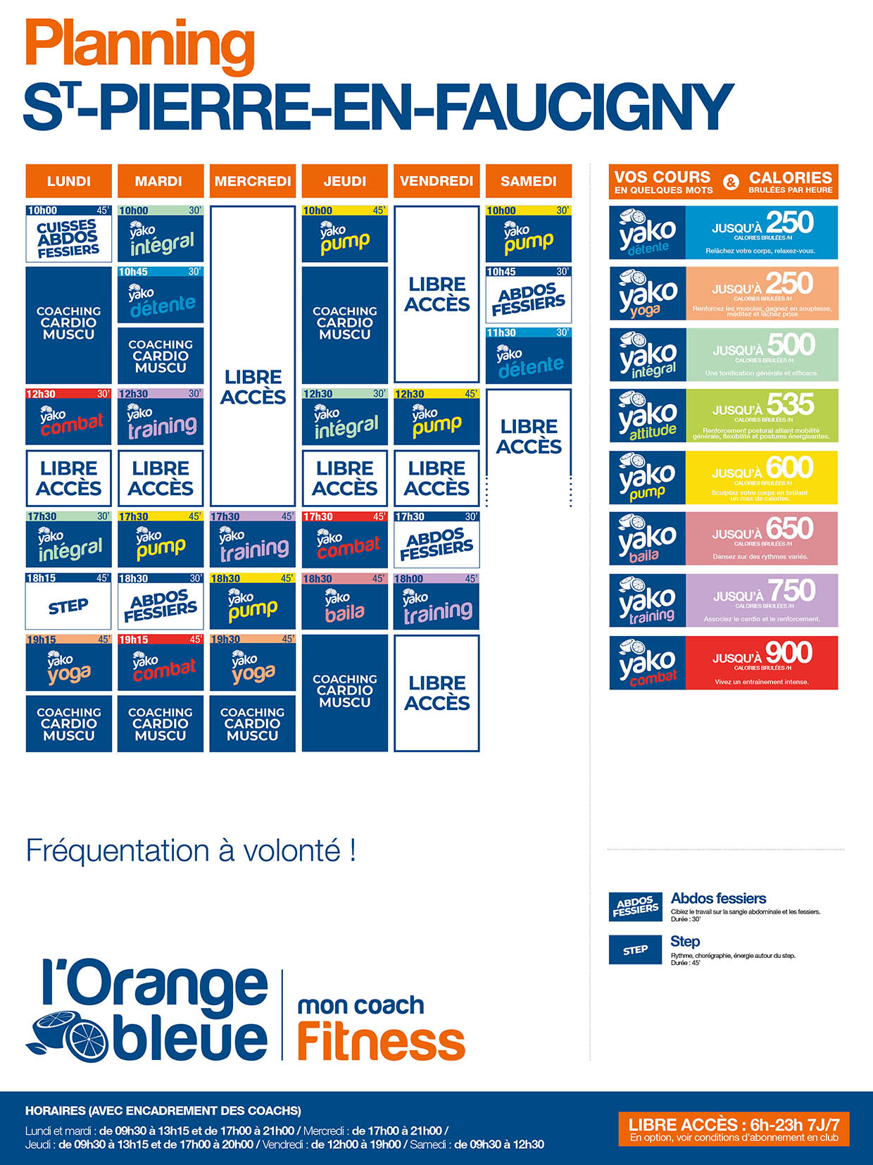 424 planning salle de sport saint pierre en faucigny