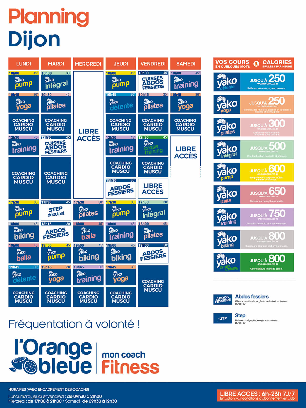 90 planning salle de sport dijon